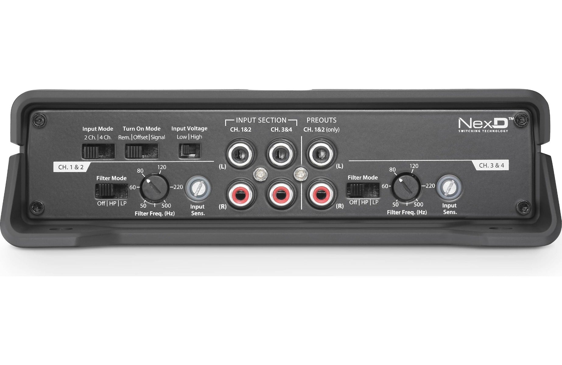 JL Audio JD400/4D 4-channel Class D Full-Range 400 watt car amplifier