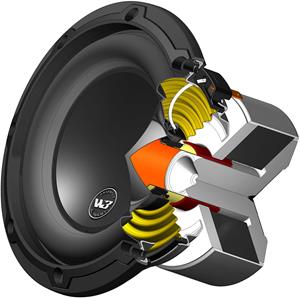 JL Audio 13W3v3-2 600W RMS 13.5" W3v3 Series Single 2-Ohm Subwoofer