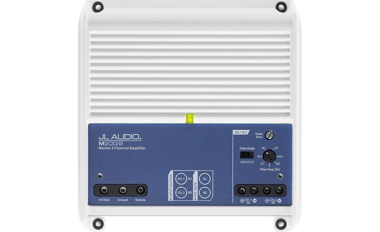 JL Audio M200/2 M Series 2-Channel Class D Full-Range Marine Amplifier with High-Speed NexD Switching Design