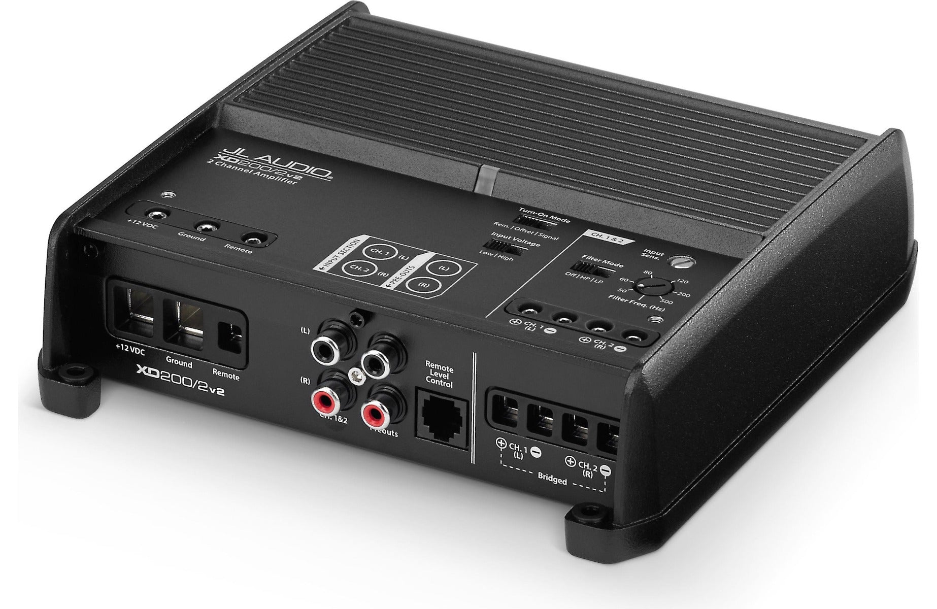 JL Audio XD200/2v2 Class D Full-Range Amplifier 200 watts