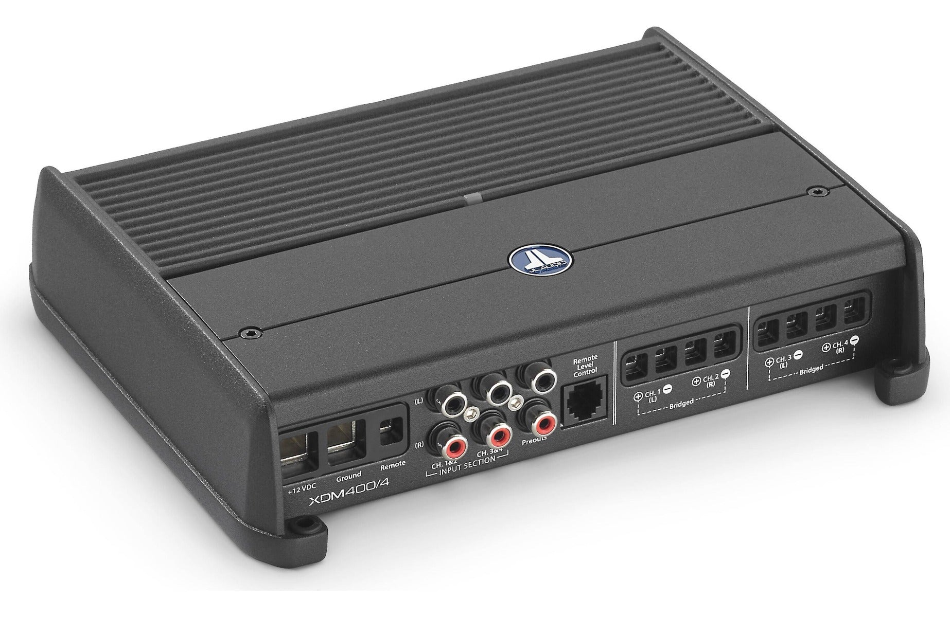 JL Audio XDM400/4 400 Watt RMS, 4-Channel Class D XMD Series Car/Marine Amplifier