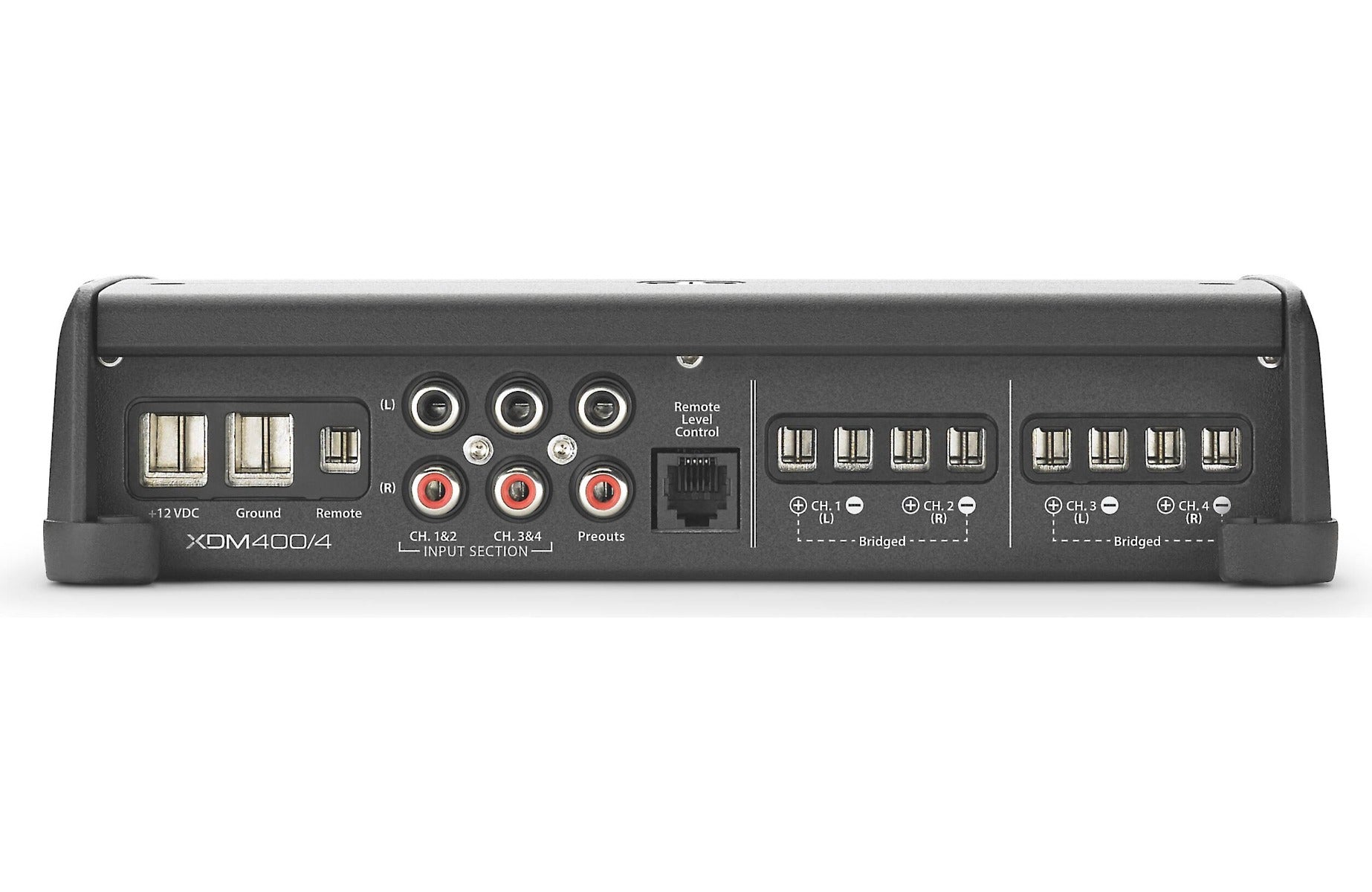 JL Audio XDM400/4 400 Watt RMS, 4-Channel Class D XMD Series Car/Marine Amplifier