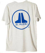 JL Audio Logo T-Shirt with Blue imprint on Grey - Medium