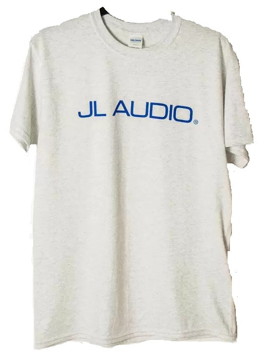 JL Audio Logo T-Shirt with Blue imprint on Grey - Extra Large