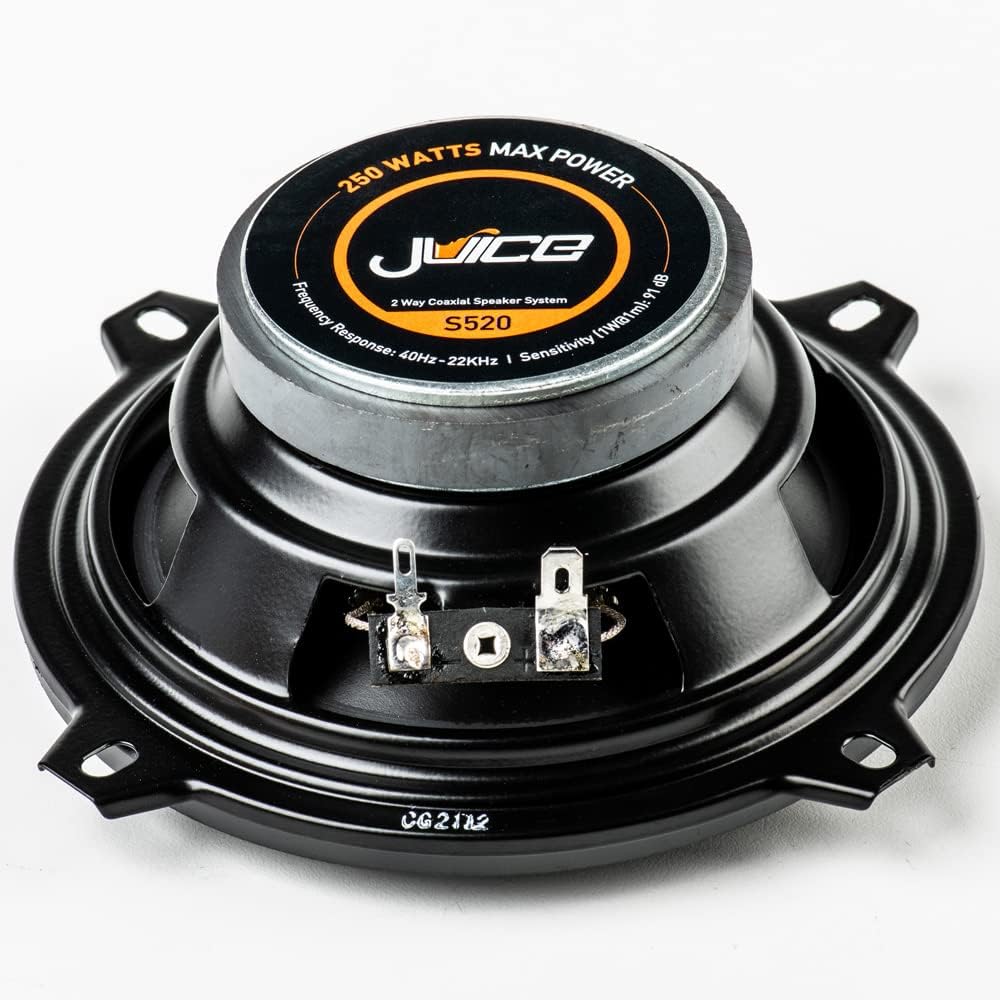 Juice JS520 2-way 5.25" (130cm) Coaxial 250 Watts Speakers