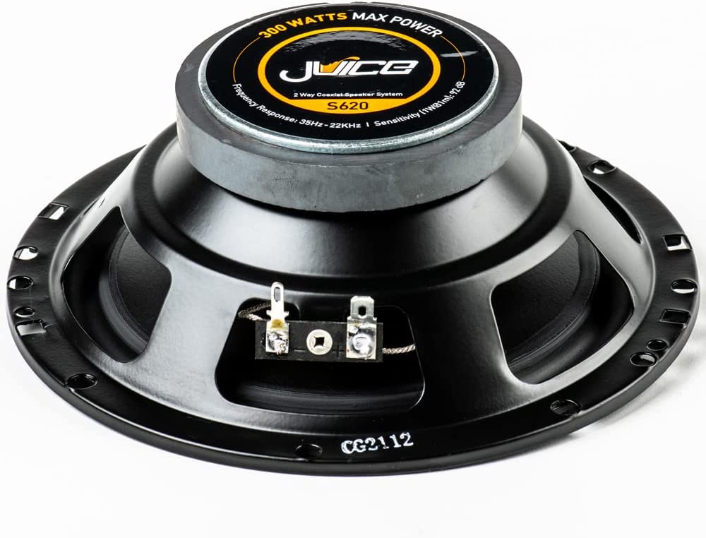Juice JS620 2-way 6.5" (165cm) Coaxial 300 Watts Speakers