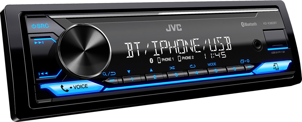 JVC KD-X382BT  Mechless Digital Media Receiver Bluetooth USB/AUX iPhone/Android