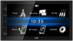 JVC KW-M25BT Mechless 6.8" Touch Screen Bluetooth iPhone USB Short-body Stereo