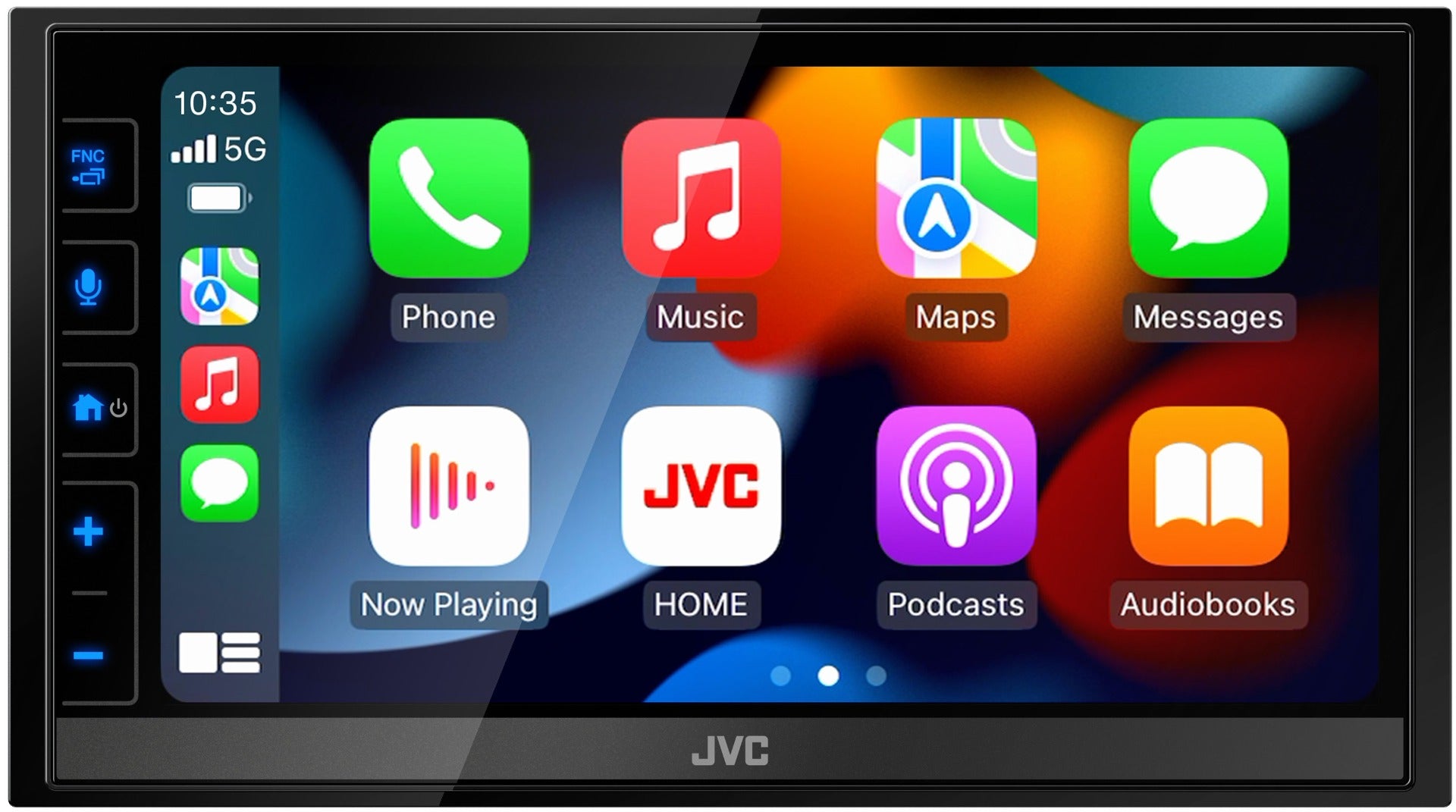 JVC KW-M785DBW Mechless 6.8" DAB Radio Bluetooth Apple CarPlay Android Short-body DAB Aerail