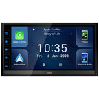 JVC KW-M785DBW Mechless 6.8" DAB Radio Bluetooth Apple CarPlay Android Short-body DAB Aerail