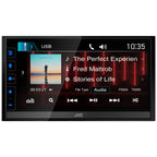 JVC KW-M785DBW Mechless 6.8" DAB Radio Bluetooth Apple CarPlay Android Short-body