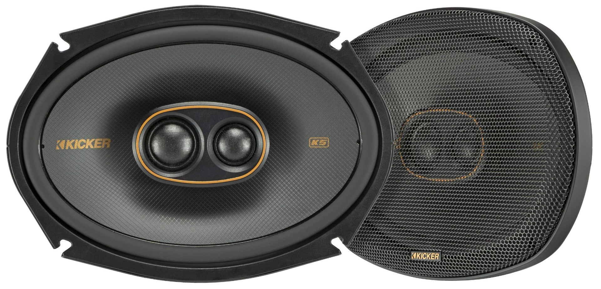 Kicker 51KSC69304 6"x9" 3-way 300W Coaxial Car Speakers KSC693