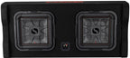 Kicker DL7TDF122 1200W RMS Loaded Dual 12" Downward Firing Sealed Subwoofer Enclosure