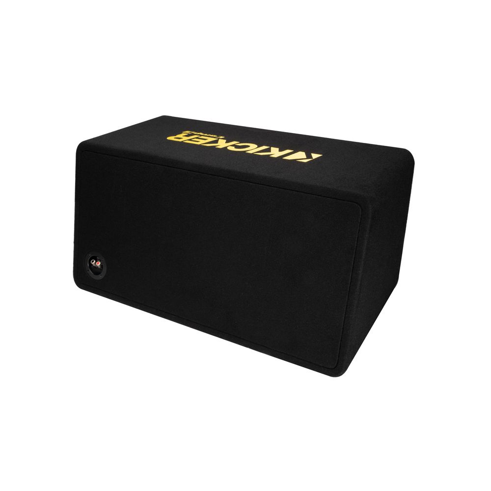 Kicker 50DCWR122 Ported Enclosure with Twin 2-ohm 12" Comp-C subwoofers