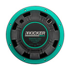 Kicker 51MWF104  10" Marine Premium Subwoofer with RGBW LED lighting for Free Air Use  4 Ohm