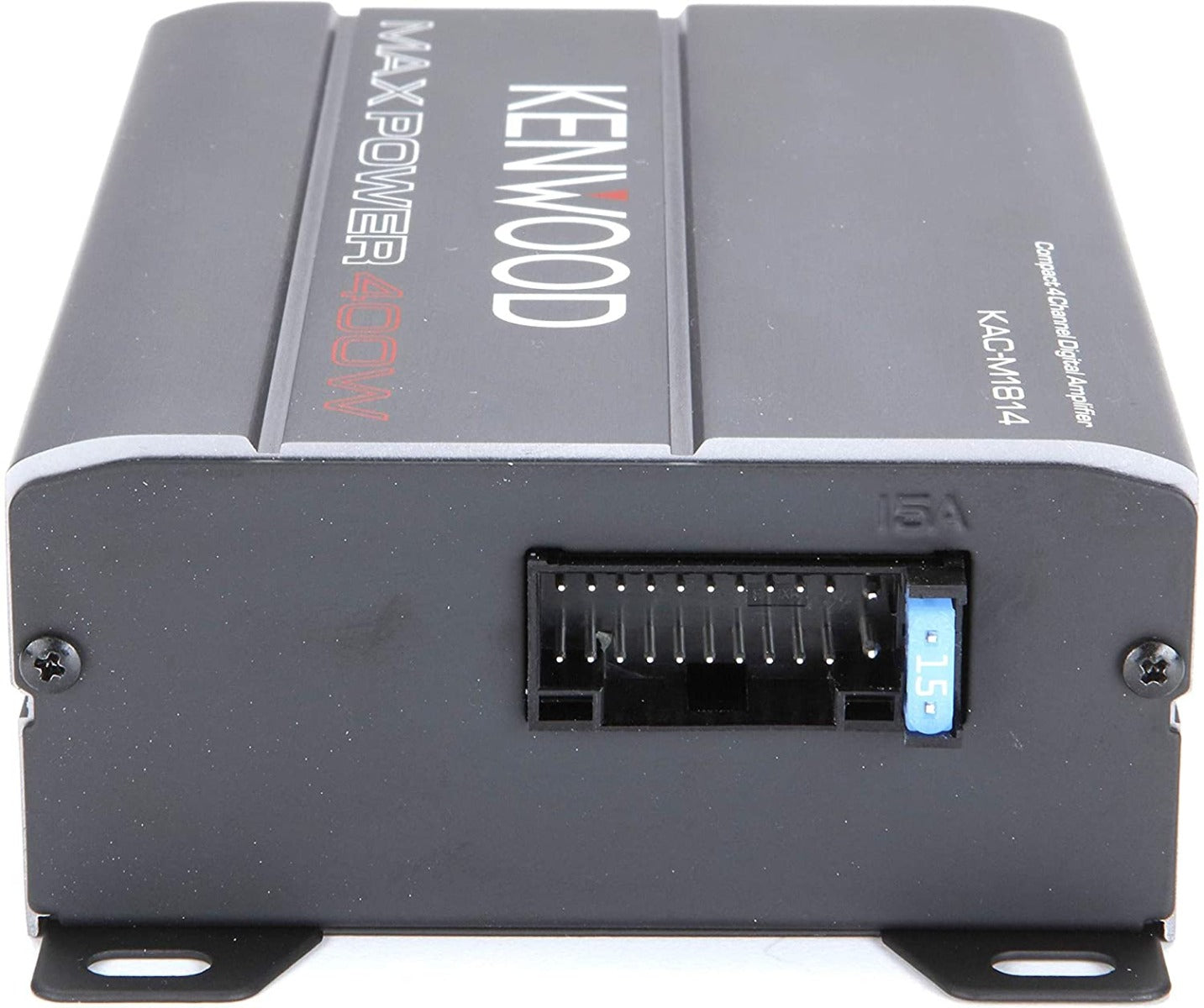 Kenwood KAC-M1814 4 Channel Compact Power Marine/Motorsports Amplifier, Conformal Coated 400W