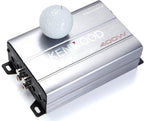 Kenwood KAC-M1814 4 Channel Compact Power Marine/Motorsports Amplifier, Conformal Coated 400W