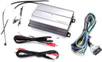 Kenwood KAC-M1814 4 Channel Compact Power Marine/Motorsports Amplifier, Conformal Coated 400W