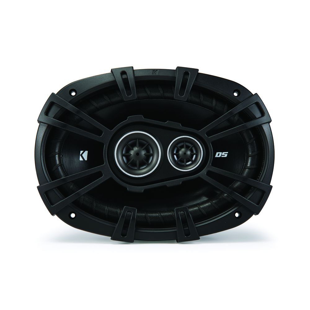 Kicker43DSC69304 DS Series 6x9 Inch 3 Way Car Door Coaxial Speakers 90w RMS
