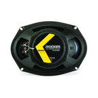 Kicker43DSC69304 DS Series 6x9 Inch 3 Way Car Door Coaxial Speakers 90w RMS