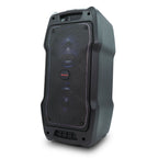 Aiwa KBTUS-400 Bluetooth Light Show Rechargeable Wired microphone input. Guitar input and Bass and treble volume control