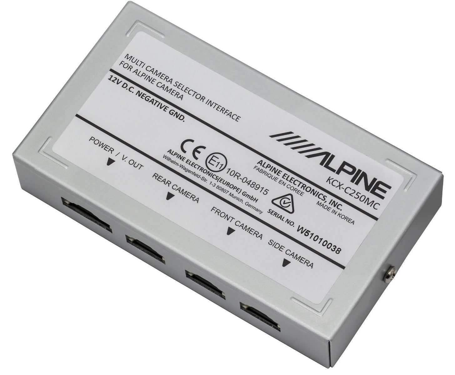 Alpine KCX-C250MC Multi-camera selector interface w/ 3 proprietary inputs