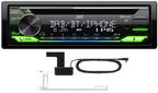 JVC KD-DB912BT Bluetooth DAB-Tuner MP3/WMA/WAV/FLAC iPhone Android illumination DAB Aerial