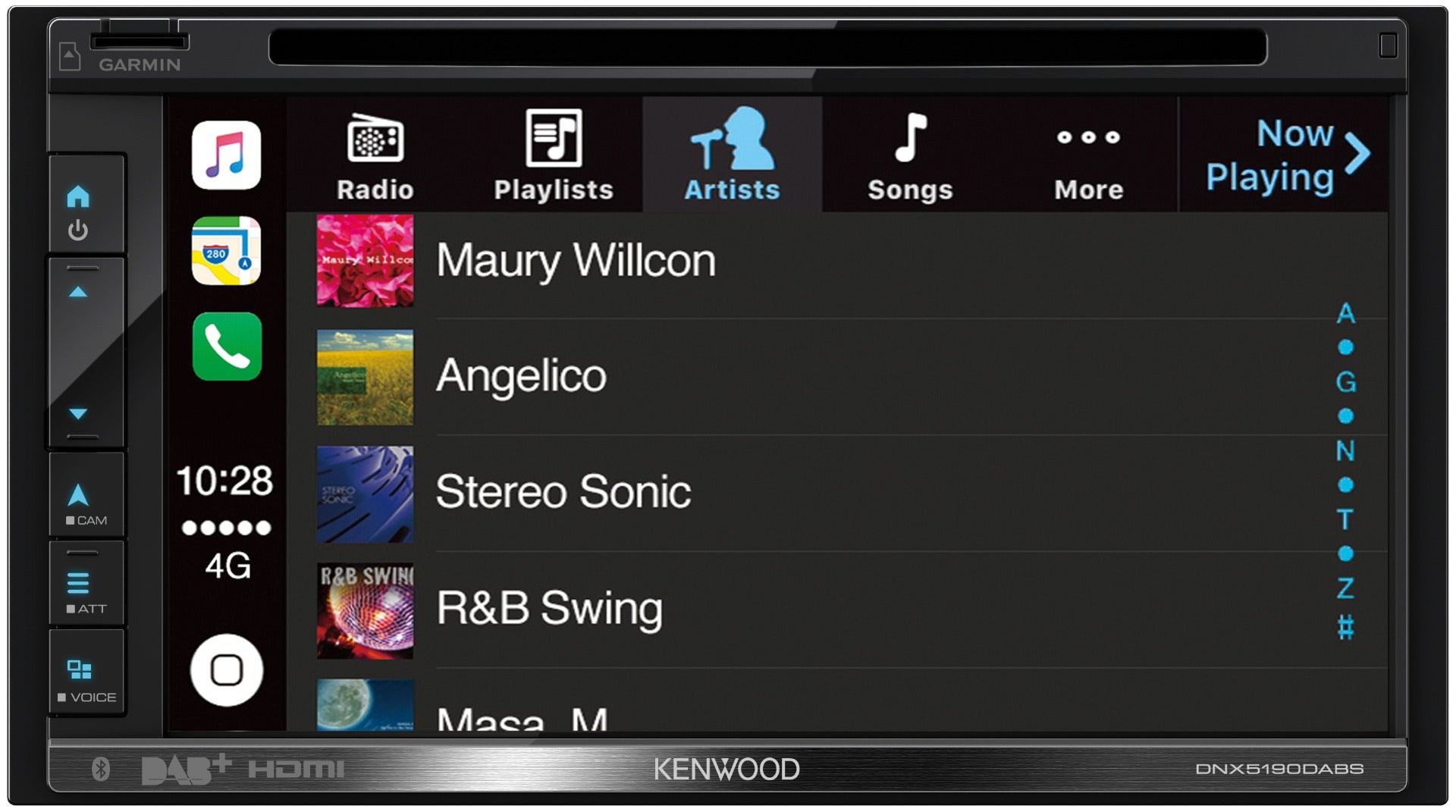 Kenwood DNX5190DABS 6.8" Touchscreen CarPlay, Android Auto with built-in Navigation + Dashcam