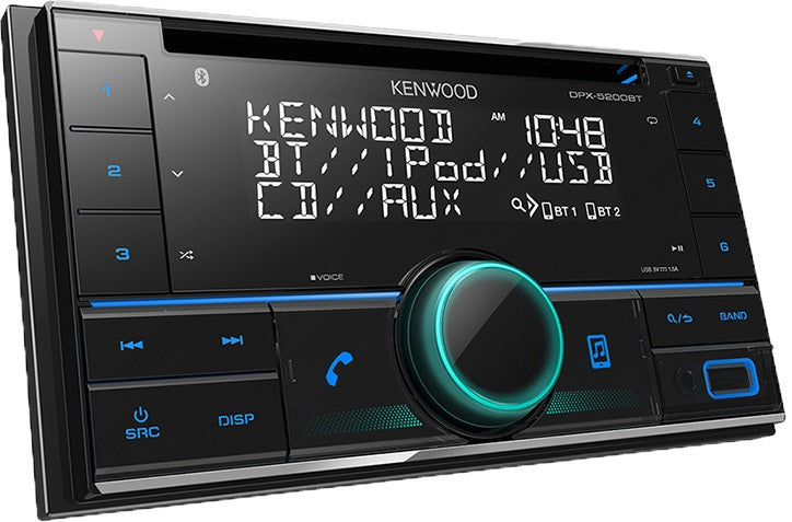 Kenwood DPX-5200BT Bluetooth iPHONE/ANDROID Alexa Spotify App Link Variable Illumination.