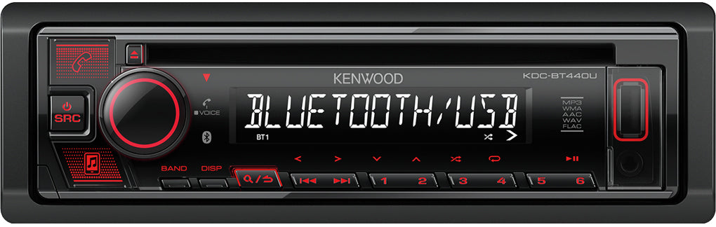 Kenwood KDC-BT440U CD MP3 USB Aux Stereo Bluetooth iPhone Android Ready