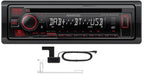 Kenwood KDC-BT450DAB CD/USB iPhone Android Ready, Bluetooth & DAB+ Digital Radio + DAB AERIAL