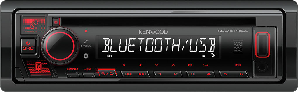 Kenwood KDC-BT460U CD MP3 USB Aux Stereo Bluetooth iPhone Android Ready