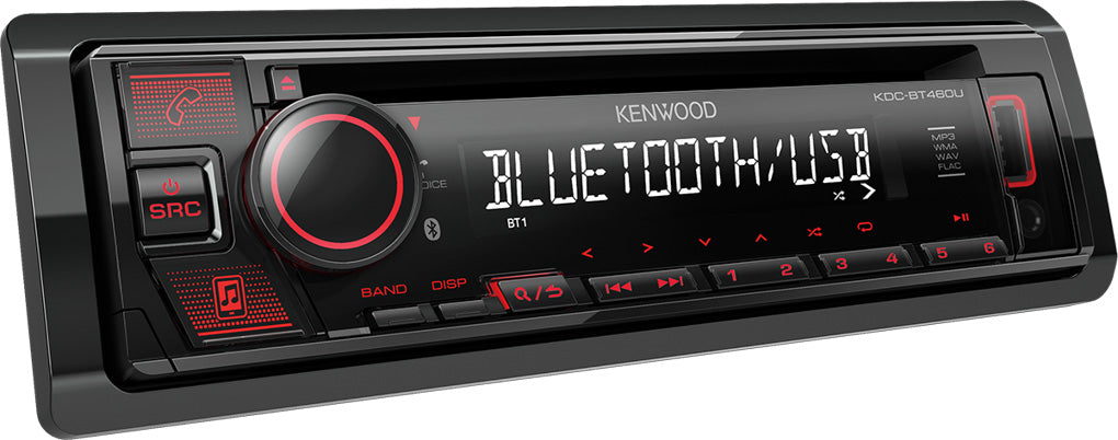 Kenwood KDC-BT460U CD MP3 USB Aux Stereo Bluetooth iPhone Android Ready
