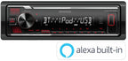 Kenwood KMM-BT206 Mechless Amazon Alexa iPhone Android Bluetooth USB