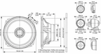 Kenwood KFC-XS1704 - 6.5" 2-Way 180W Hi-Res Audio Certified Component Speakers