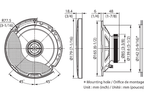 Mazda 2, 3, 323, 5, 6, BT-50 MX-5, MPV, Tribute 165mm W/ Kenwood KFC-PS1797 Speakers
