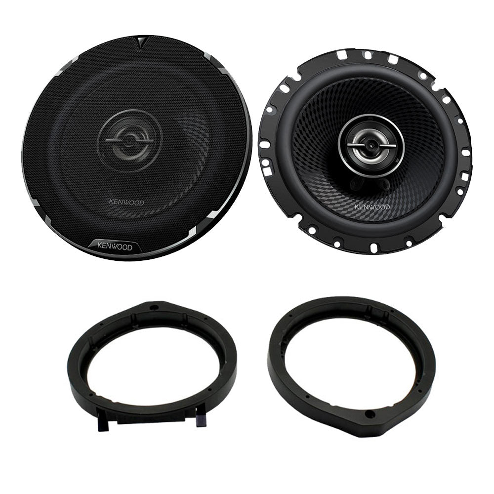 Honda Accord, Civic, Crosstour, CR-Z, Insight, Jazz Kenwood KFC-PS1797 Front Door Car Speakers Upgrade Kit