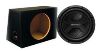 Kenwood KFC-PS3017W 30 cm 12" Subwoofer 2000W with 12" Bass Box Enclosure