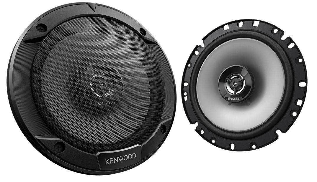 Vauxhall Corsa, Tigra, Vivaro Kenwood KFCS1766 - 6.5"  300 Watt  2-way Coaxial Car Speakers + Plugs