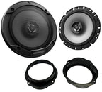 Ford Focus, C-Max, Fiesta, Kuga Kenwood KFC-S1766 Front Door Speaker Upgrade Kits