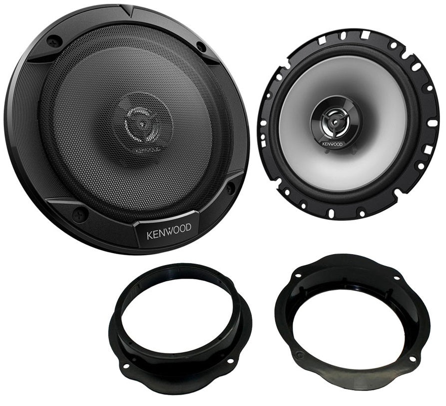 Ford Focus, C-Max, Fiesta, Kuga Kenwood KFC-S1766 Front Door Speaker Upgrade Kits