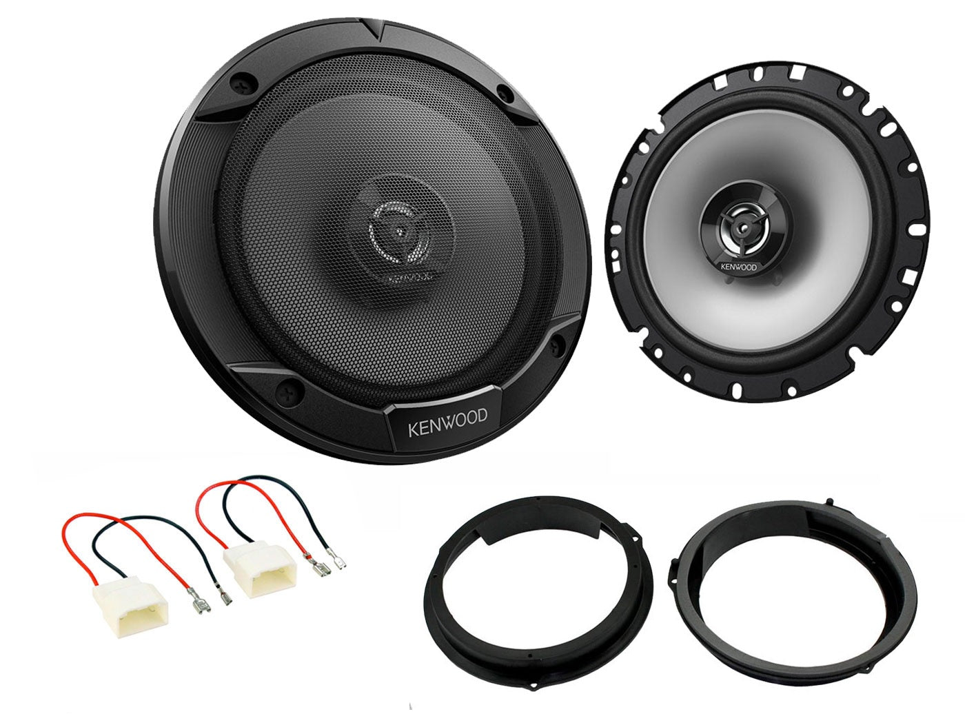 Ford C-Max, Focus, Transit Custom Kenwood KFC-S1766 Front or Rear Door Speaker Adaptor Upgrade Kits