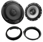 Ford C-Max, Focus, Transit Custom Kenwood KFC-S1766 Front or Rear Door Speaker Upgrade Kits
