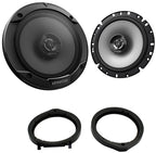 Honda Accord, Civic, Crosstour, CR-Z, Insight, Jazz Kenwood KFC-S1766 Front Door Car Speakers Upgrade Kit