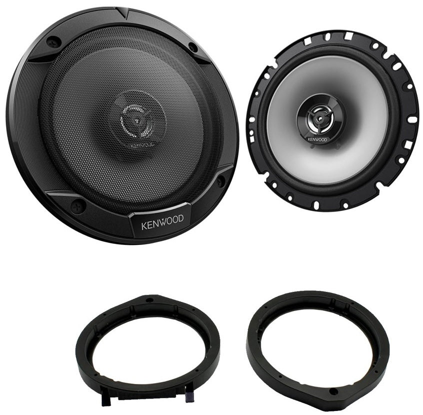 Honda Accord, Civic, Crosstour, CR-Z, Insight, Jazz Kenwood KFC-S1766 Front Door Car Speakers Upgrade Kit
