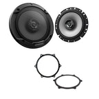 Seat Ibiza 2008 - 2014 Kenwood KFC-S1766 16.5cm Front or Rear Door Car Speakers Upgrade Kit