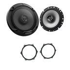 Seat Ibiza 6J 2008 - 2014 Kenwood KFC-S1766 16.5cm Front Doors Car Speakers Upgrade Kit