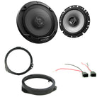 Vauxhall Astra, Calibra, Omega, Meriva, Vectra, Zafira Kenwood KFC-S1766 - 6.5"  300 Watt  2-way Coaxial Car Speakers Adaptor Plugs