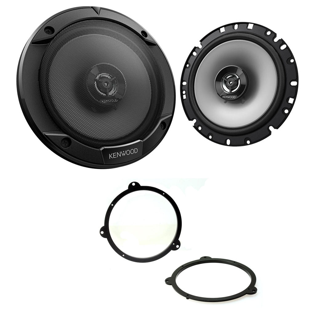 BMW 3 Series E46 Kenwood KFC-S1766 16.5cm Front Door/Rear Shelf 165mm Speakers Upgrade Kit