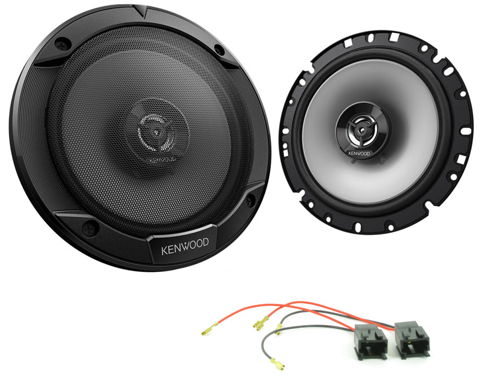 Citroen Berlingo, Peugeot Partner 2008-2018 Kenwood KFC-S1766 2-Way Front Door Speaker Upgrade Kit